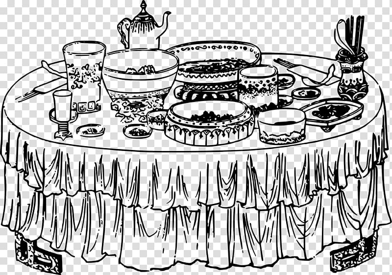 Buffet Line Clipart