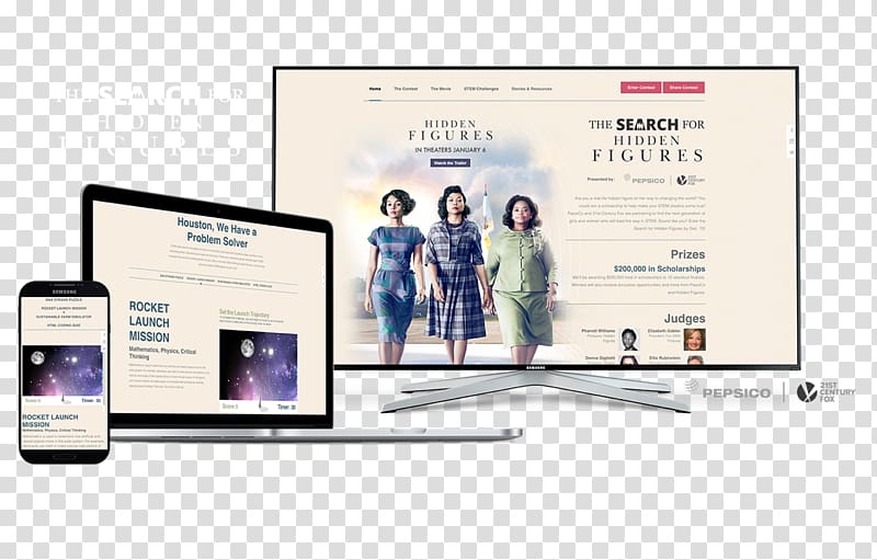 Hidden Figures: The Untold True Story of Four African-American Women who Helped Launch Our Nation Into Space Organization Communication PepsiCo and 21st Century Fox Present the Search for Hidden Figures Advertising, Consumer Behaviour transparent background PNG clipart