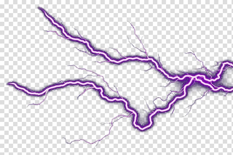 big purple lightning transparent background PNG clipart