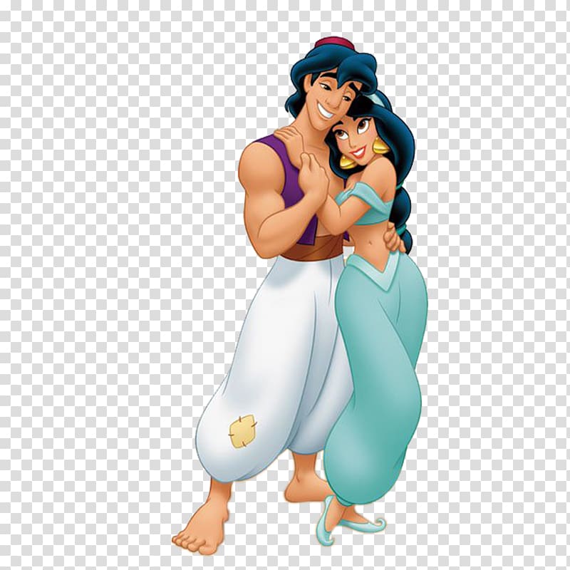 Aladdin and Jasmine illustration, Princess Jasmine Aladdin The Sultan Disney Princess The Walt Disney Company, disney transparent background PNG clipart