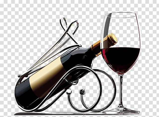 Red Wine Champagne Wine Racks Wine glass, wine transparent background PNG clipart