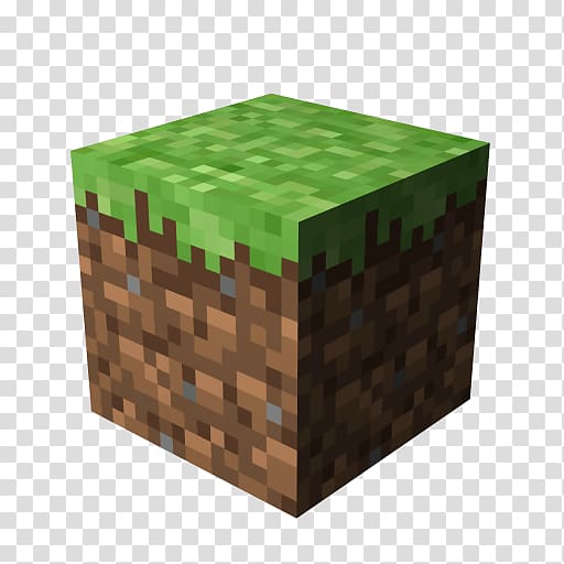 Minecraft land block, Minecraft: Pocket Edition Grass Block Wiki, Block transparent background PNG clipart