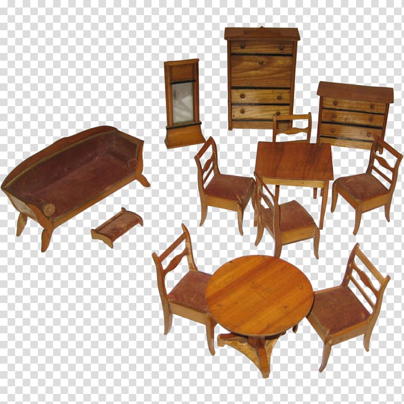 Table Dollhouse Antique Furniture Lundby, table transparent background PNG clipart