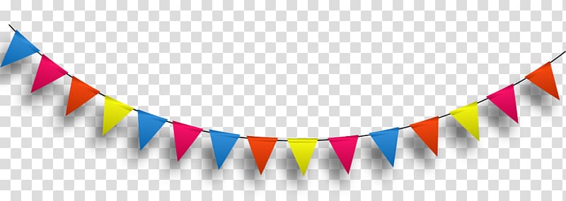 multicolored buntings, Flag, Beautifully decorated beautiful pull flag bunting transparent background PNG clipart