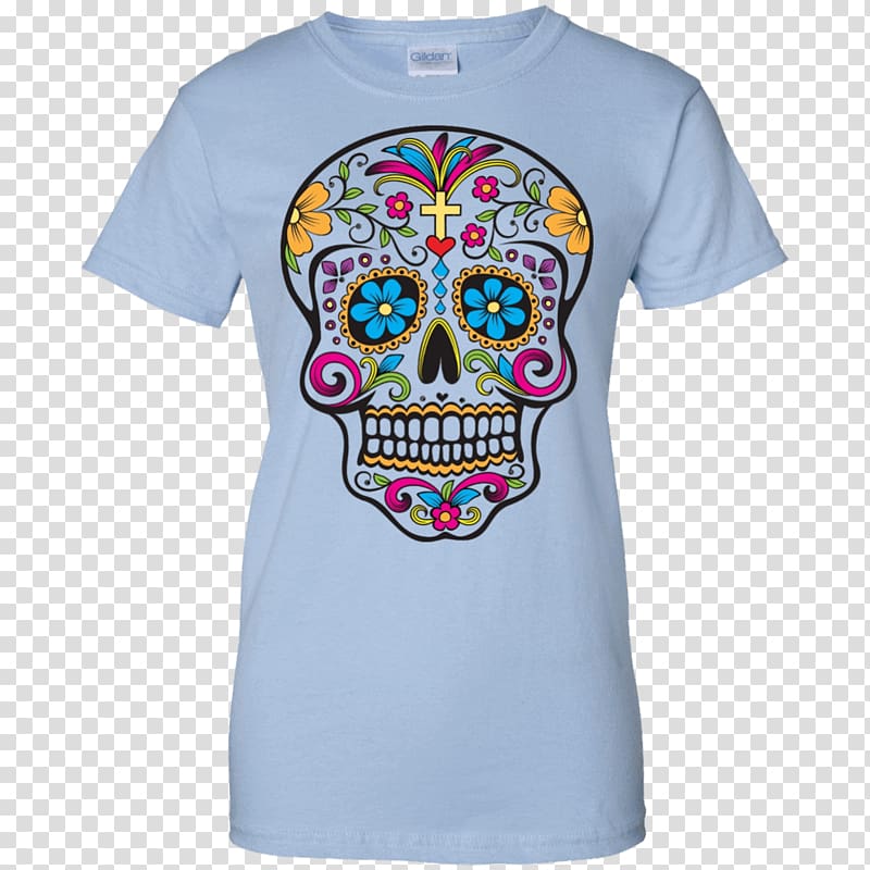 La Calavera Catrina Mexican cuisine Day of the Dead Skull, skull transparent background PNG clipart