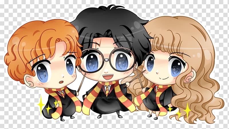 Female anime character illustration Hermione Granger Ron Weasley Harry  Potter Drawing Gryffindor Harry Potter child cg Artwork png  PNGEgg