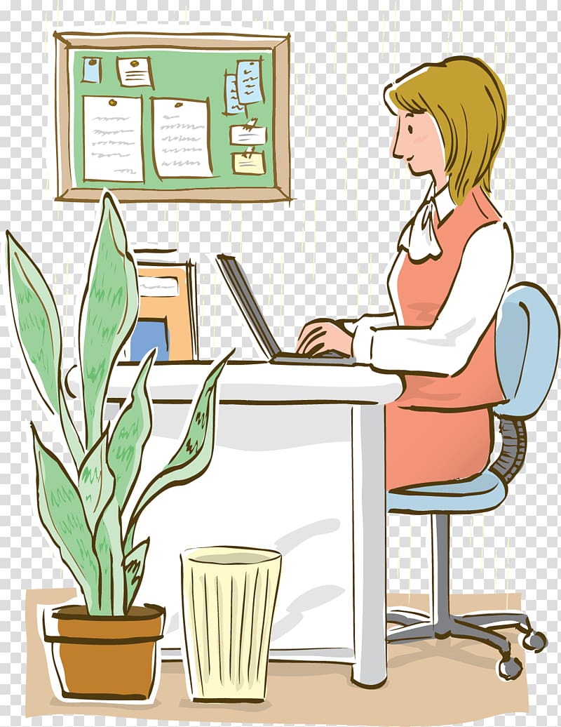 illustration , painted working women transparent background PNG clipart