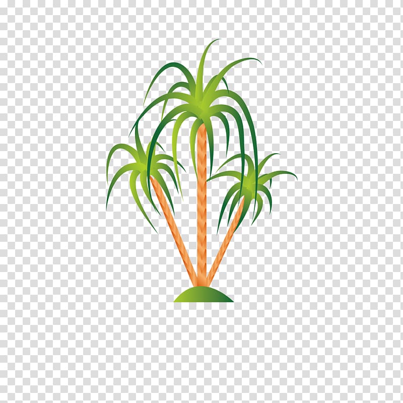 Illustration, Tropical plants transparent background PNG clipart