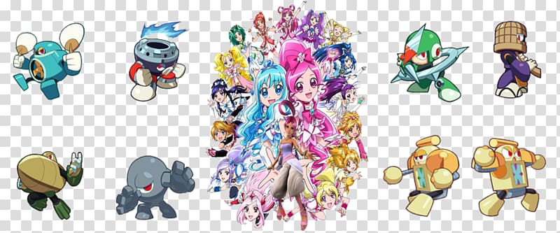 Art Sonic Colors Pretty Cure All Stars, others transparent background PNG clipart