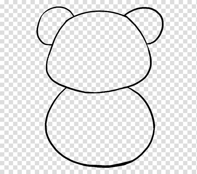 Giant panda Hello Kitty Drawing Cuteness Sketch, Chibi transparent background PNG clipart