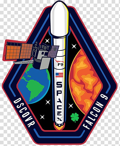 Cape Canaveral Air Force Station Space Launch Complex 40 Logo Deep Space Climate Observatory Falcon 9 Rocket launch, falcon transparent background PNG clipart