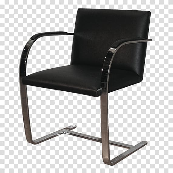 Brno chair Villa Tugendhat Knoll Cantilever chair, Le corBusier transparent background PNG clipart