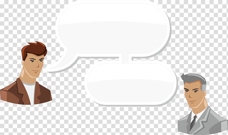 Business Icon, Dialogue man transparent background PNG clipart