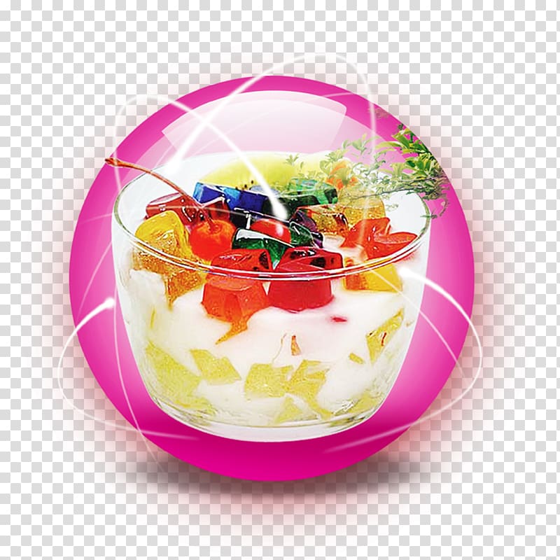 Gelatin dessert , Yogurt salad transparent background PNG clipart
