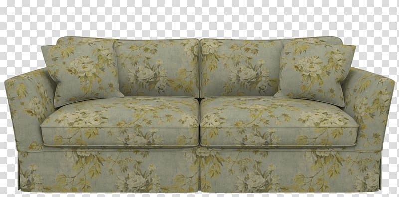 Sofa bed Loveseat Slipcover Couch Chair, celadon transparent background PNG clipart