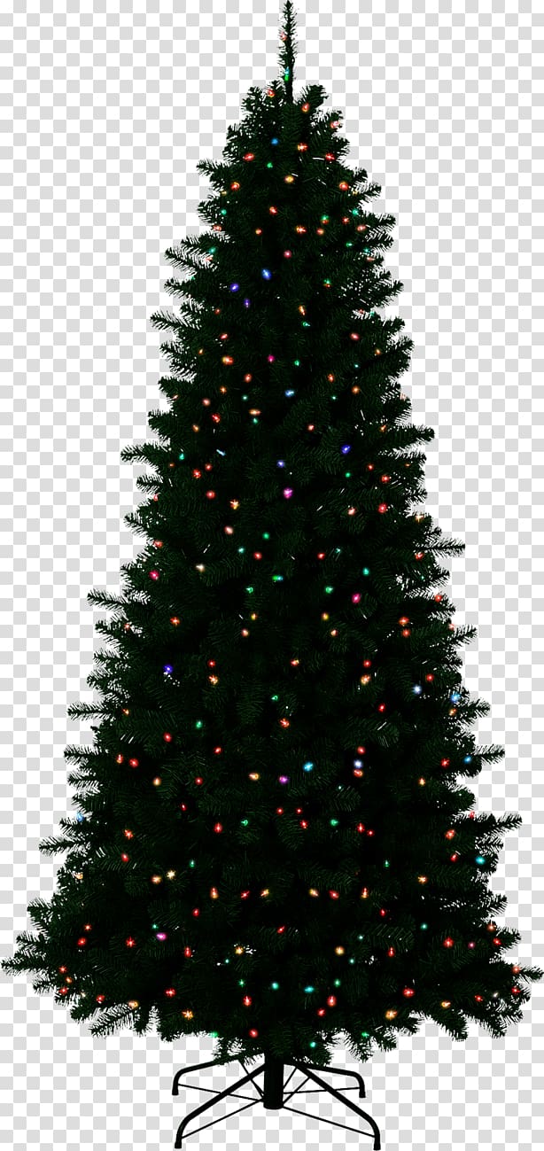 Artificial Christmas tree Christmas ornament Christmas decoration, Black Christmas tree transparent background PNG clipart