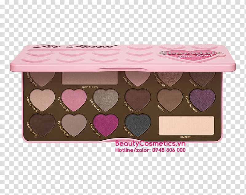 Bonbon Too Faced Chocolate Bar Sephora Too Faced Sweet Peach Eye Shadow, chocolate transparent background PNG clipart