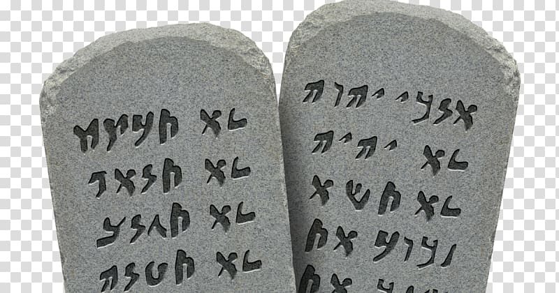 Ten Commandments Stone Tablets Clip Art