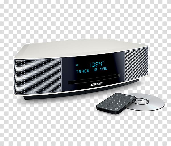Radio Bose Wave System Music centre Bose Corporation CD player, music wave transparent background PNG clipart