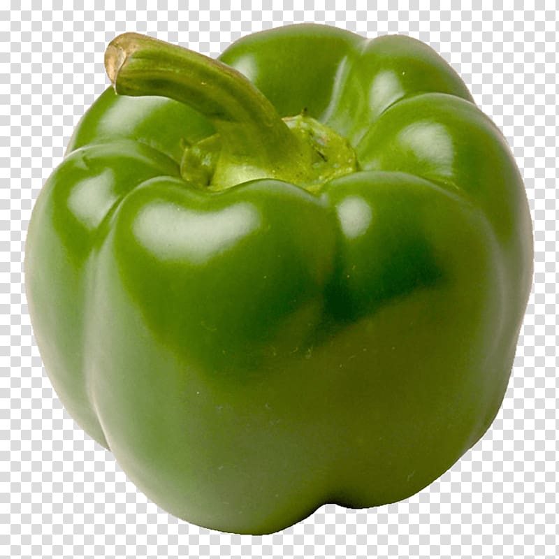 Bell pepper Vegetable Chili pepper Fruit, Green Pepper transparent background PNG clipart
