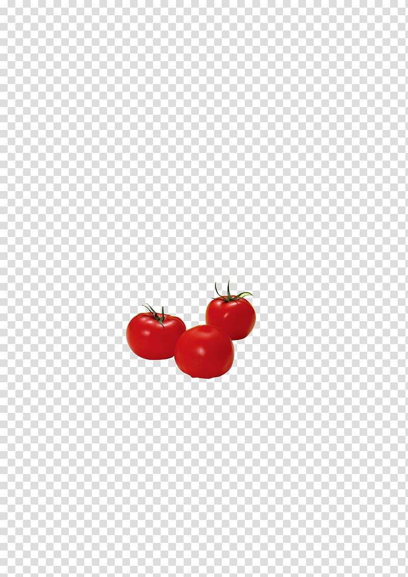 Cherry Red Heart Tomato Pattern, Three tomatoes transparent background PNG clipart
