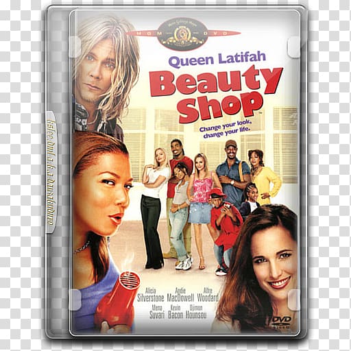 Queen Latifah Keshia Knight Pulliam Beauty Shop Film Lil' JJ, dvd transparent background PNG clipart