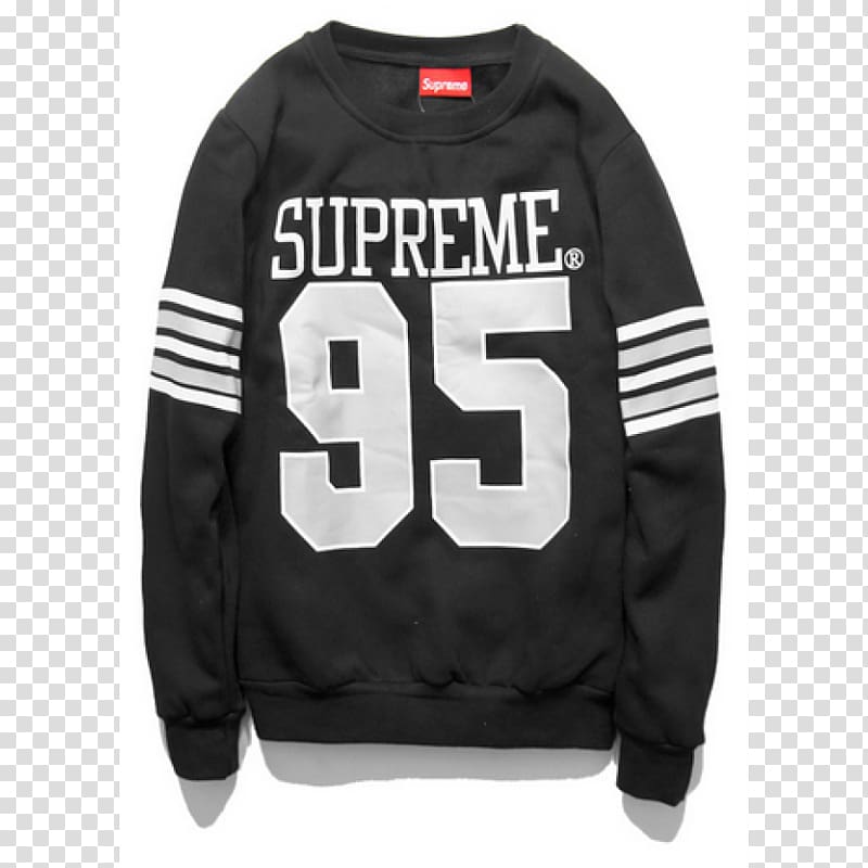 Hoodie T-shirt Supreme Sweater Streetwear, Supreme transparent background PNG clipart