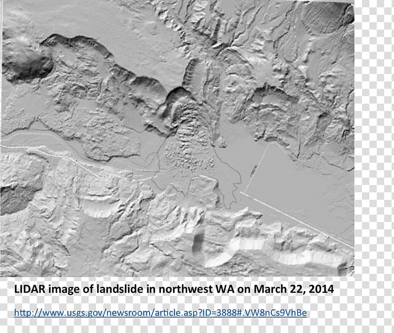Lidar Map Landslide Geology Elevation, map transparent background PNG clipart