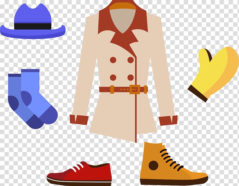 Clothing Winter Autumn, Men\'s autumn and winter clothing transparent background PNG clipart