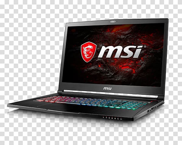 Laptop MSI GS73VR Stealth Pro 4K resolution MSI GS63 Stealth Pro, Laptop transparent background PNG clipart