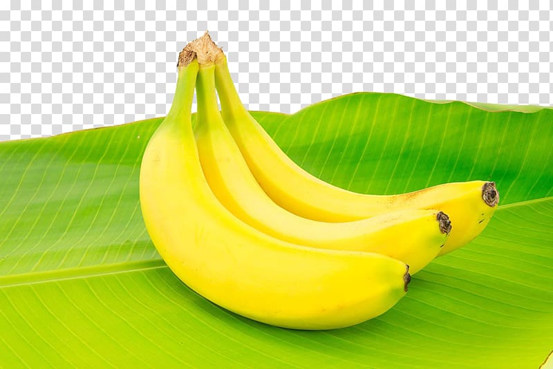 Banana leaf Food Cooking banana, Fresh banana and banana leaves transparent background PNG clipart