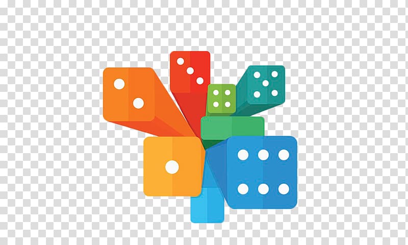 Shake Dice Geometry, Color geometric dice transparent background PNG clipart