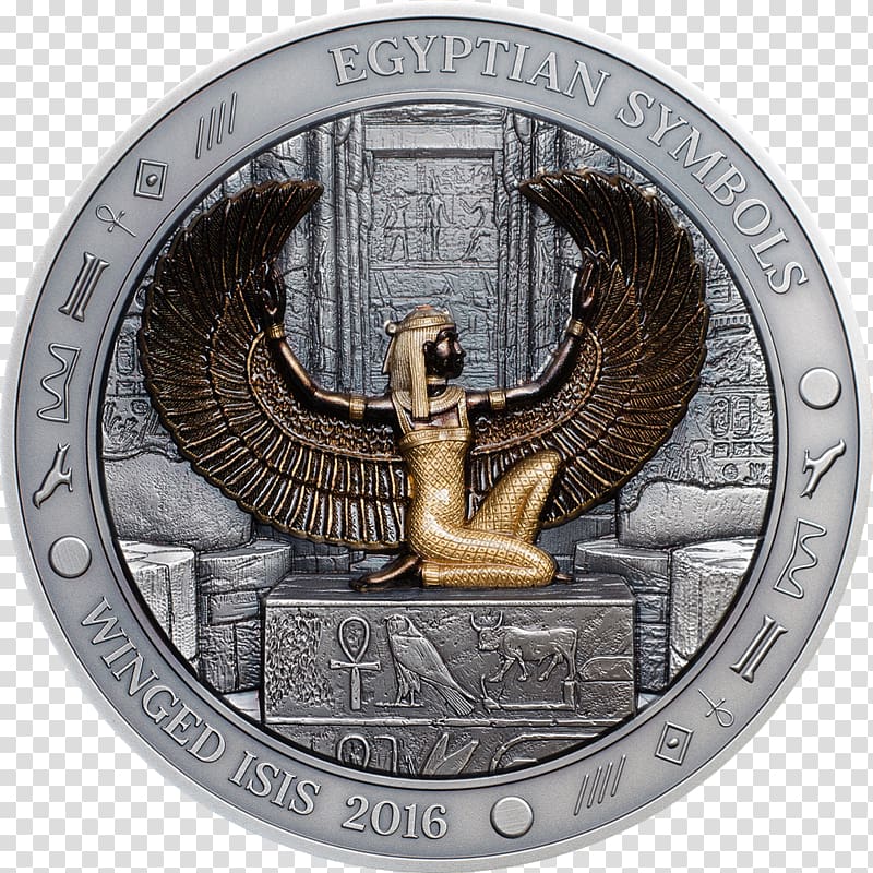 Isis Coin Egyptian Symbol Ancient Egypt, Egyptian Gods transparent background PNG clipart