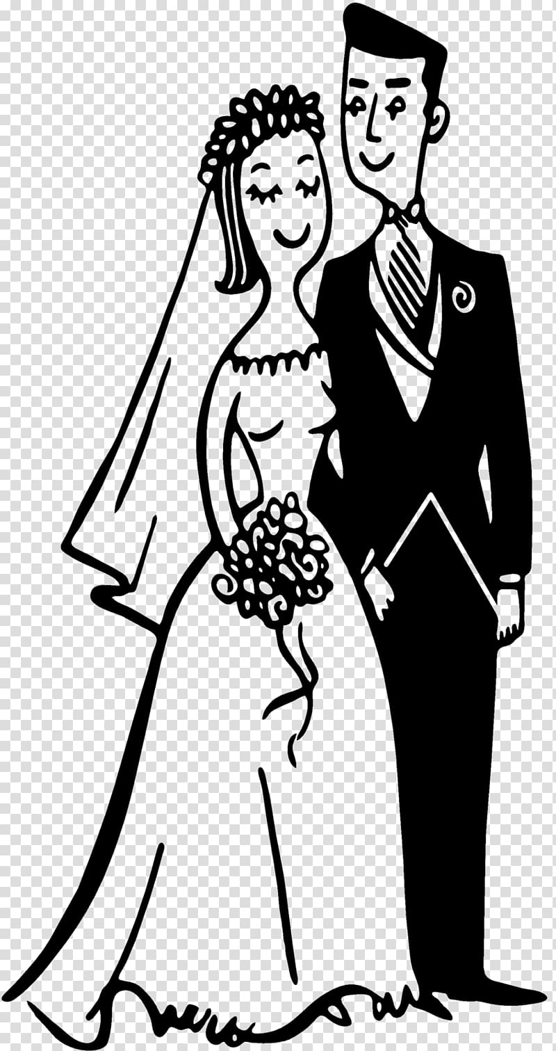 Bridegroom Marriage Wedding, groom and bride transparent background PNG clipart
