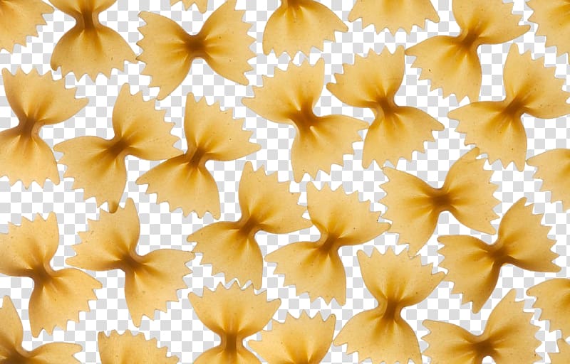 Pasta Italian cuisine Crudo Farfalle , Butterfly face practice transparent background PNG clipart