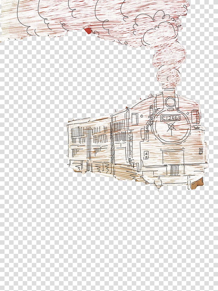 Train Drawing Croquis, Sketch train transparent background PNG clipart