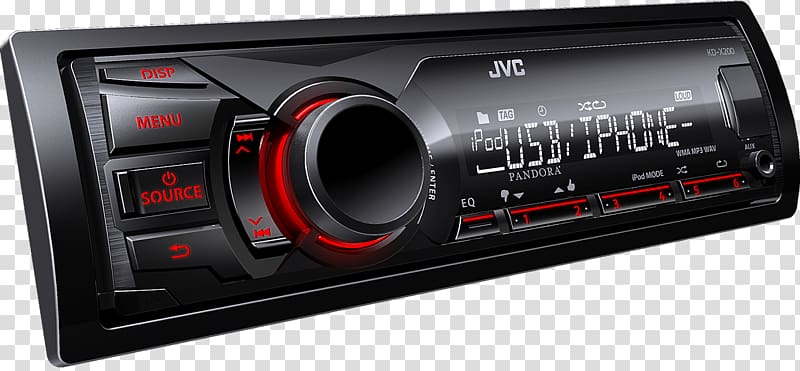 Vehicle audio JVC AV receiver Radio receiver Digital media, Kd transparent background PNG clipart