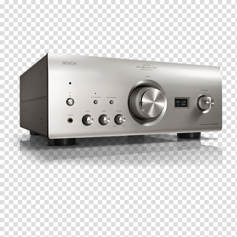 DENON PMA-2500NE PREMIUM SILVER Integruotas stereo stiprintuvas Audio power amplifier AV receiver Integrated amplifier, others transparent background PNG clipart