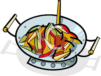 Chinese cuisine Stir frying Wok , fried rice transparent background PNG clipart