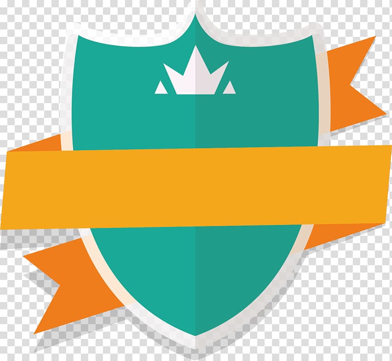 Badge Ribbon Designer, Green Shield rotation ribbon badge transparent background PNG clipart