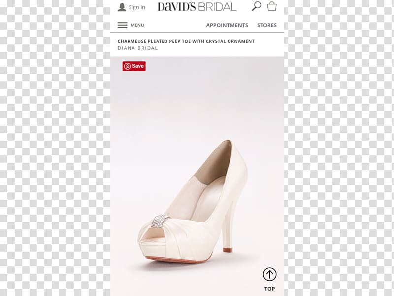 Peep-toe shoe Charmeuse Sandal High-heeled shoe, Bridal Shoe transparent background PNG clipart