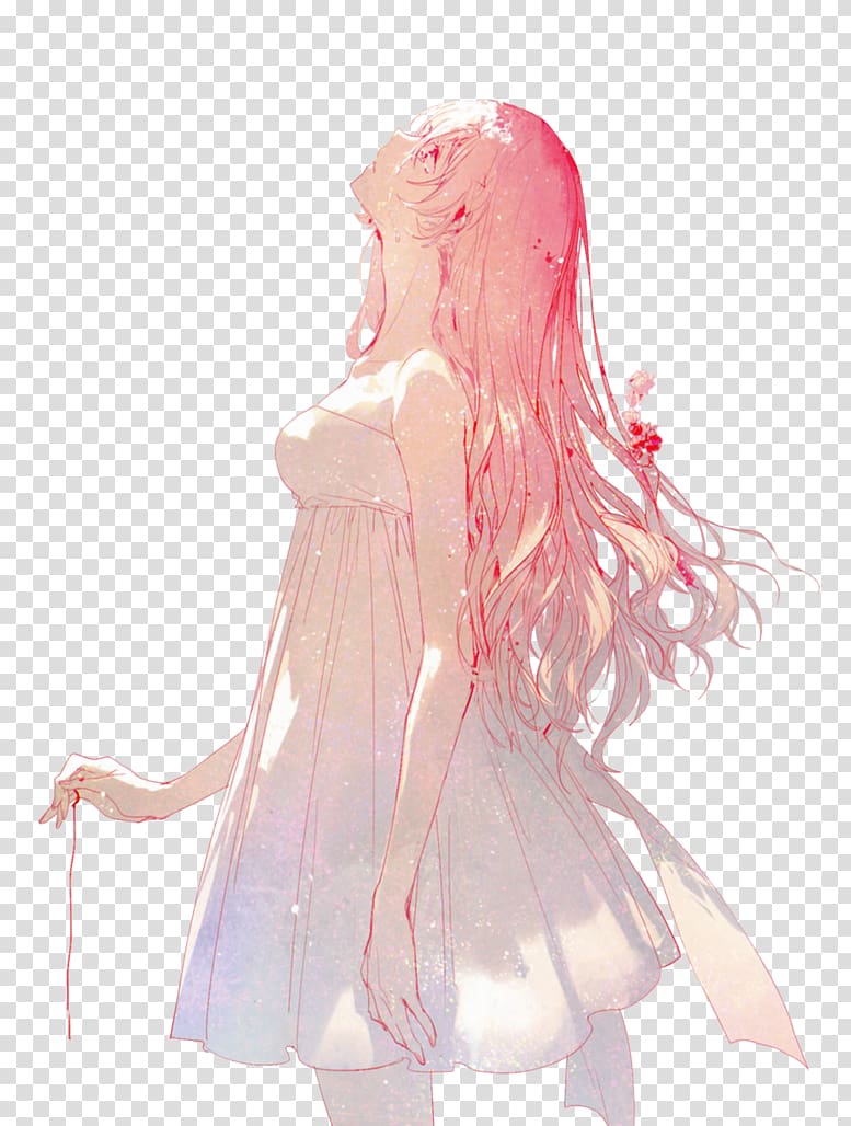 Megurine Luka Vocaloid Just Be Friends Manga Song, anime girl transparent background PNG clipart