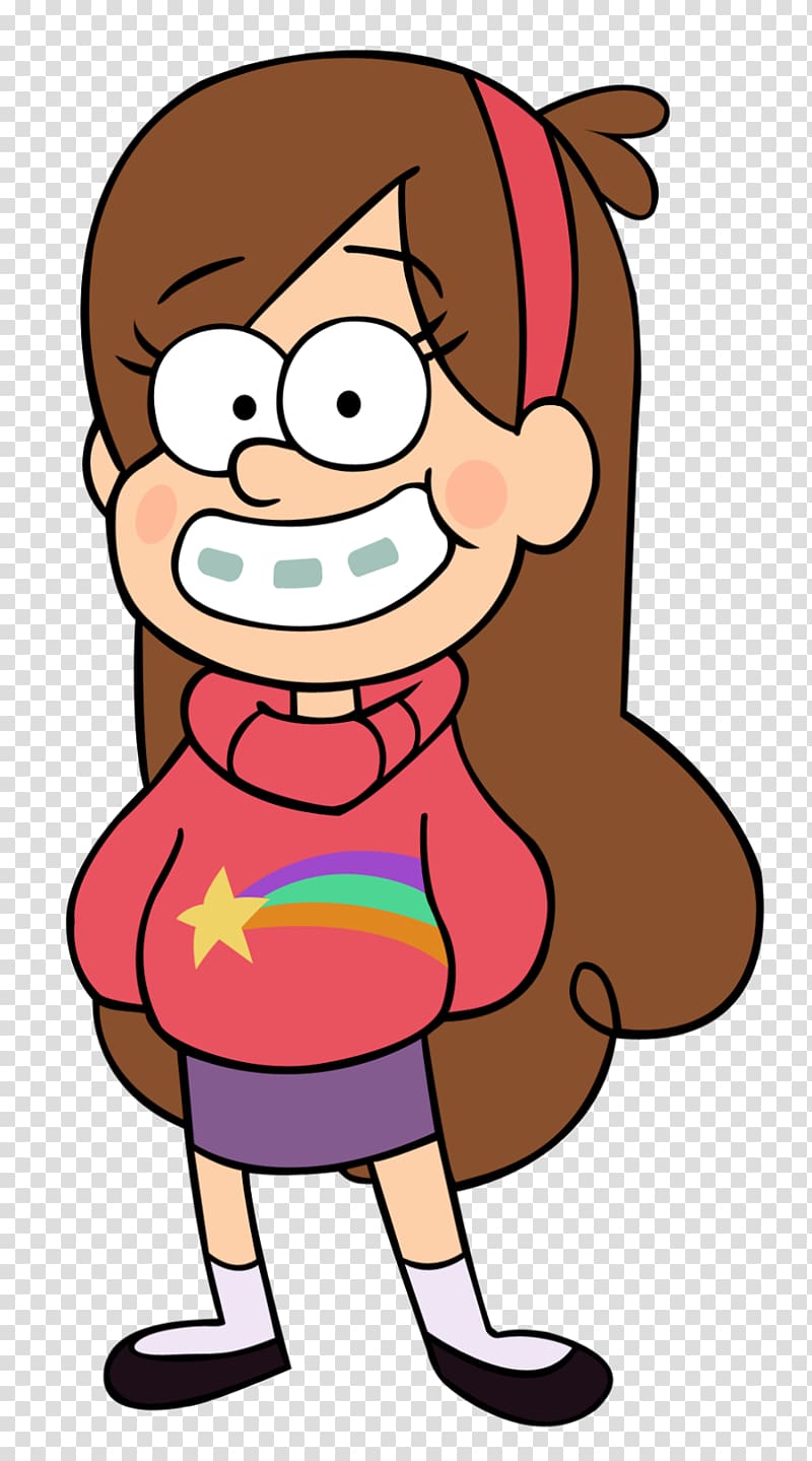 Gravity Falls female cartoon character illustration, Mabel Pines Dipper Pines Pixel art , wendy transparent background PNG clipart