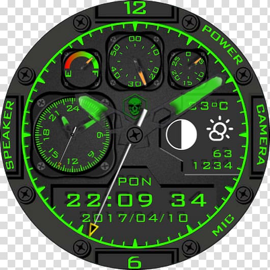Green Motor Vehicle Speedometers Product design Tachometer, clockskin transparent background PNG clipart