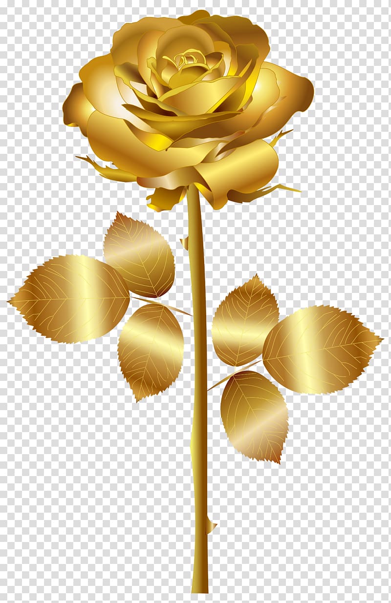 Rose Gold Flower , Gold Roses transparent background PNG clipart