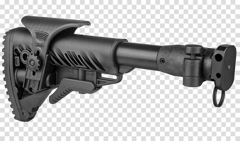 M4 carbine Vepr-12 Firearm, fashion folding transparent background PNG clipart