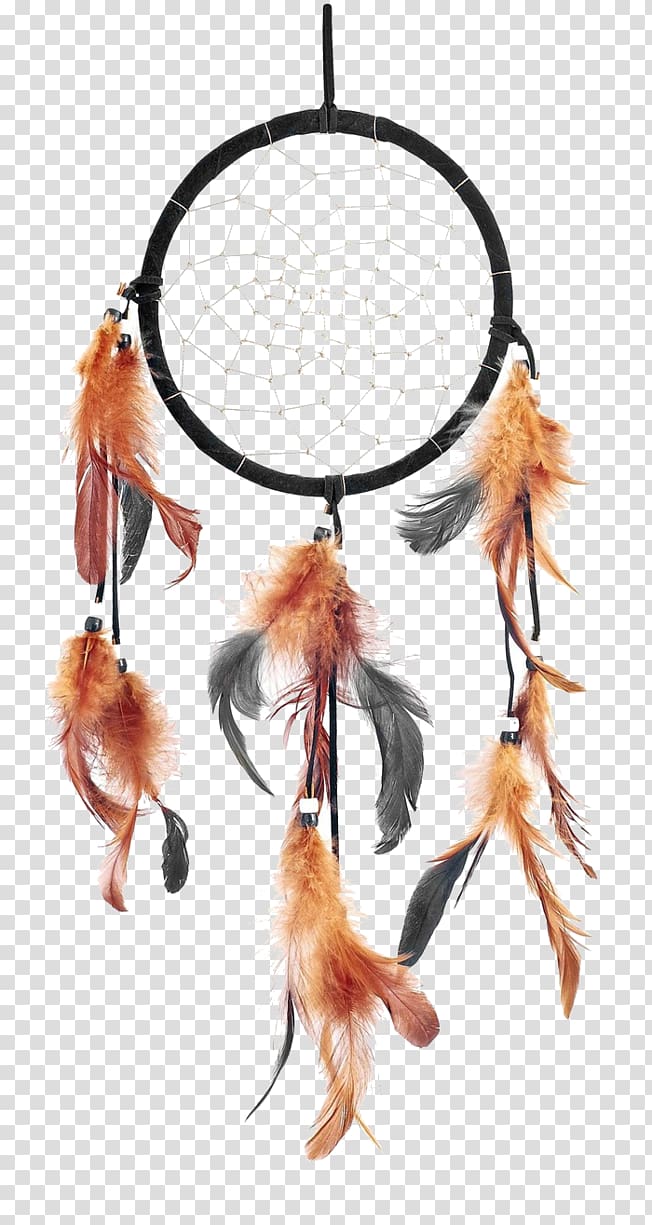 black and brown dreamcatcher, Dreamcatcher Native Americans in the United States , Dream Catcher HD transparent background PNG clipart