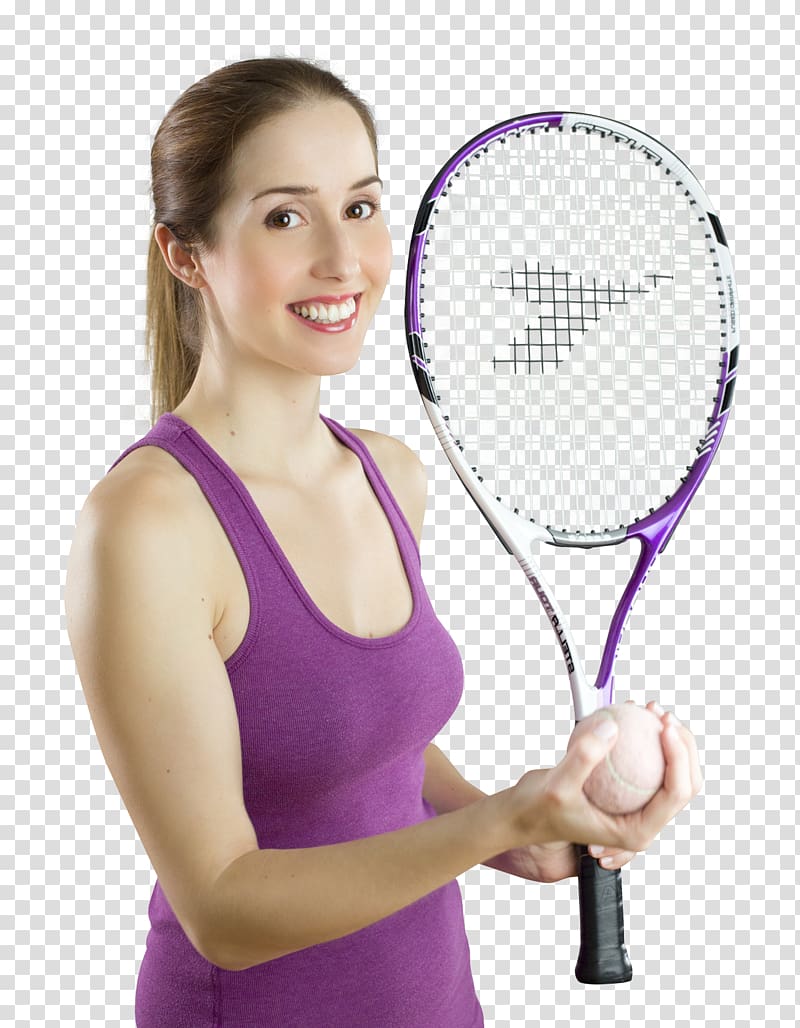 Tennis Racket Strings, Smiling Woman With A Tennis Racket transparent background PNG clipart