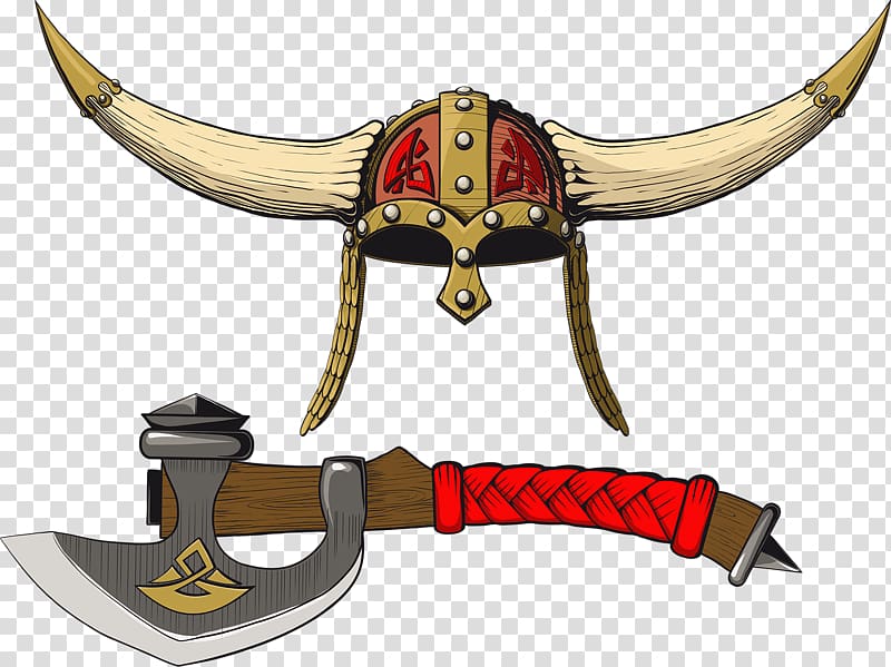 Battle axe Viking Age arms and armour, Helmet ax transparent background PNG clipart