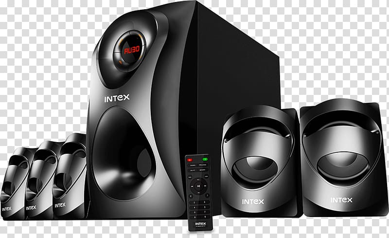 Home Theater Systems 5.1 surround sound Home audio Loudspeaker Music centre, others transparent background PNG clipart